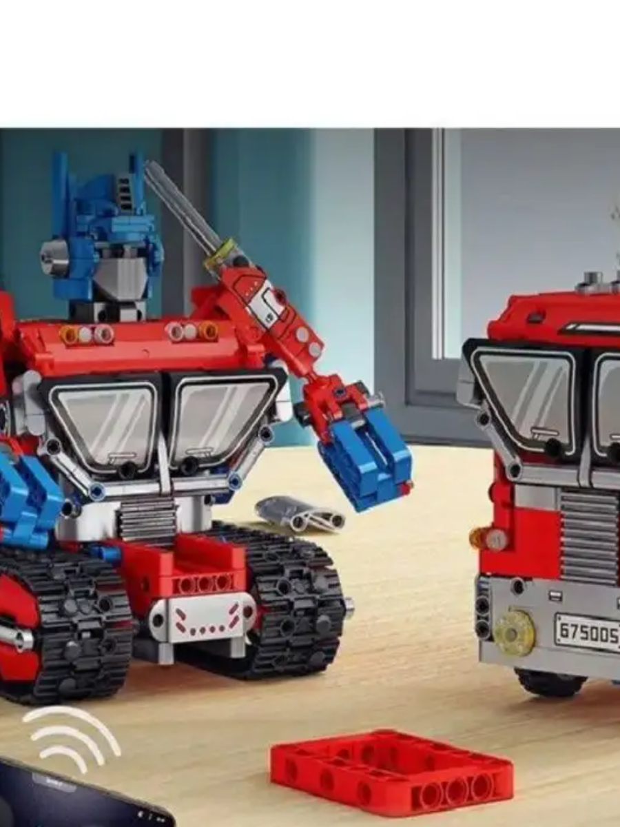 STEM 2 in 1  Transformers Optimus Prime Robot, Lego Compatible