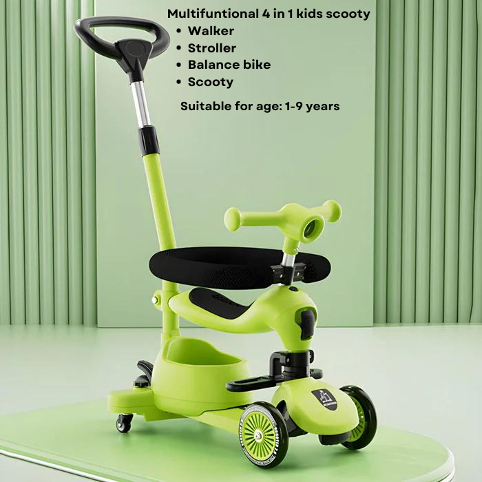 4 in 1 Multifunctional Kids Scooty.