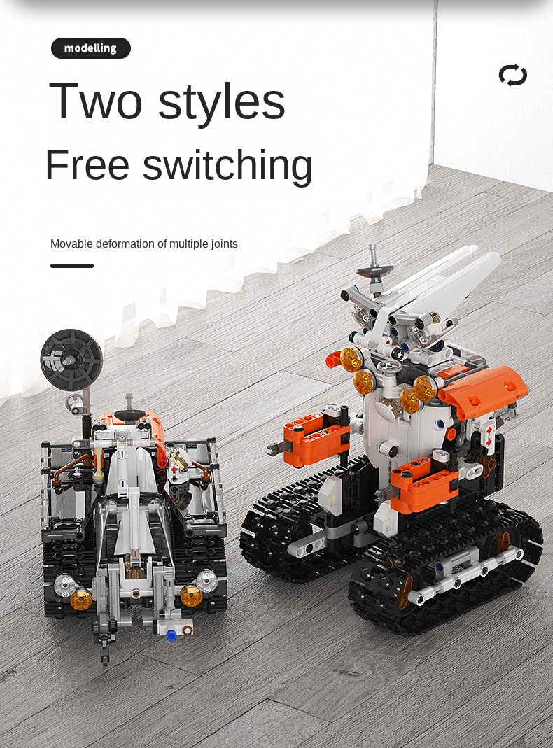 STEM 2 in 1  Mars Rover Robot, Lego Compatible