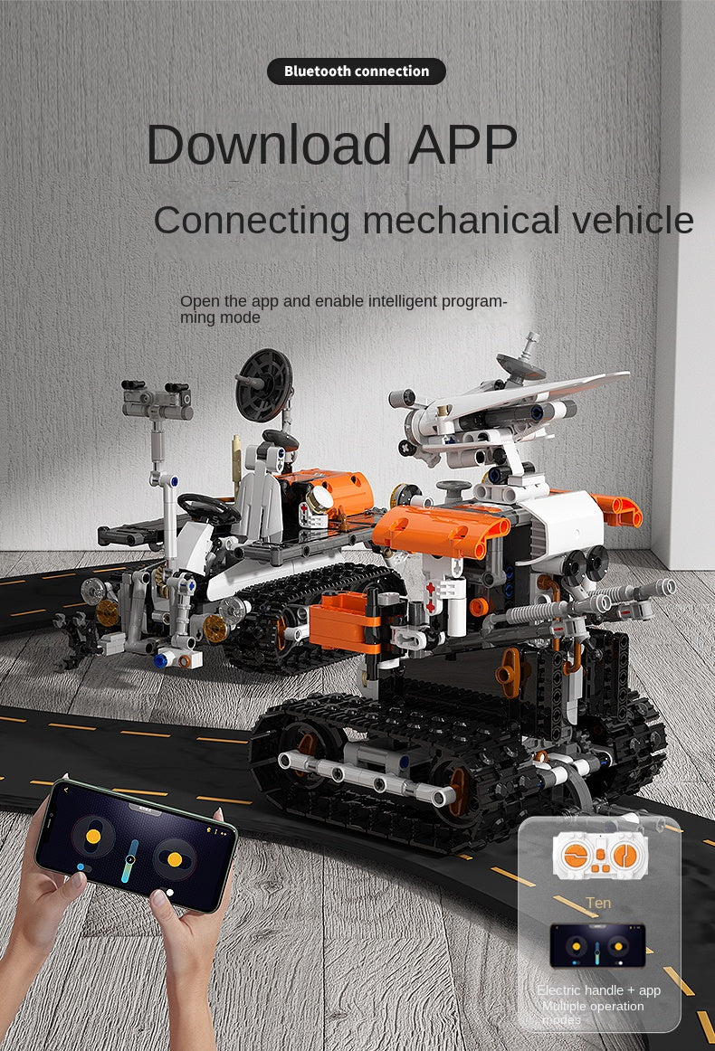 STEM 2 in 1  Mars Rover Robot, Lego Compatible