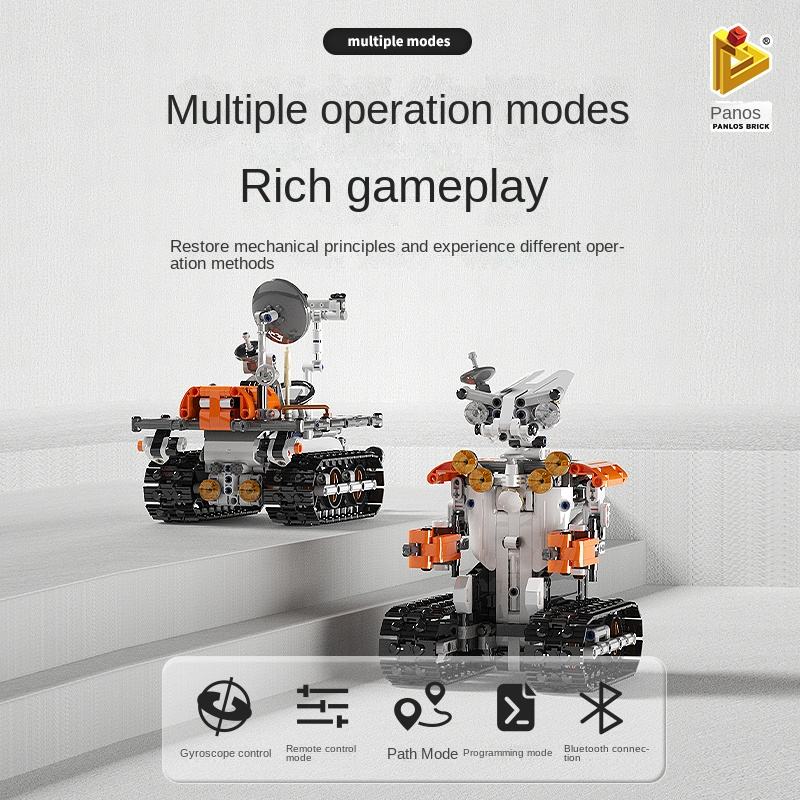 STEM 2 in 1  Mars Rover Robot, Lego Compatible