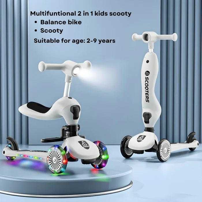 2 in 1 Multifunctional Kids Scooty