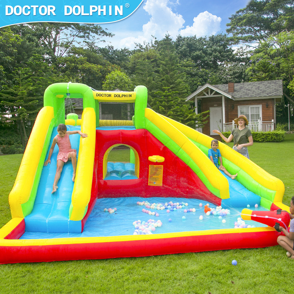 Doctor Dolphin Jumping Castle and Water Slides Model 73018