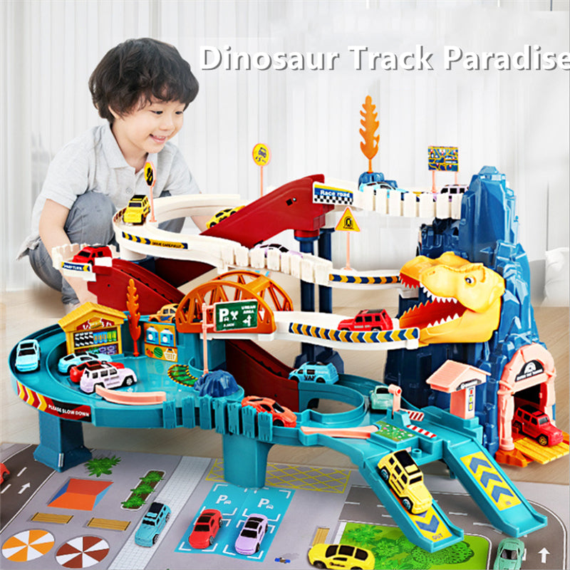 Dinosaur Winding Road Rail Car