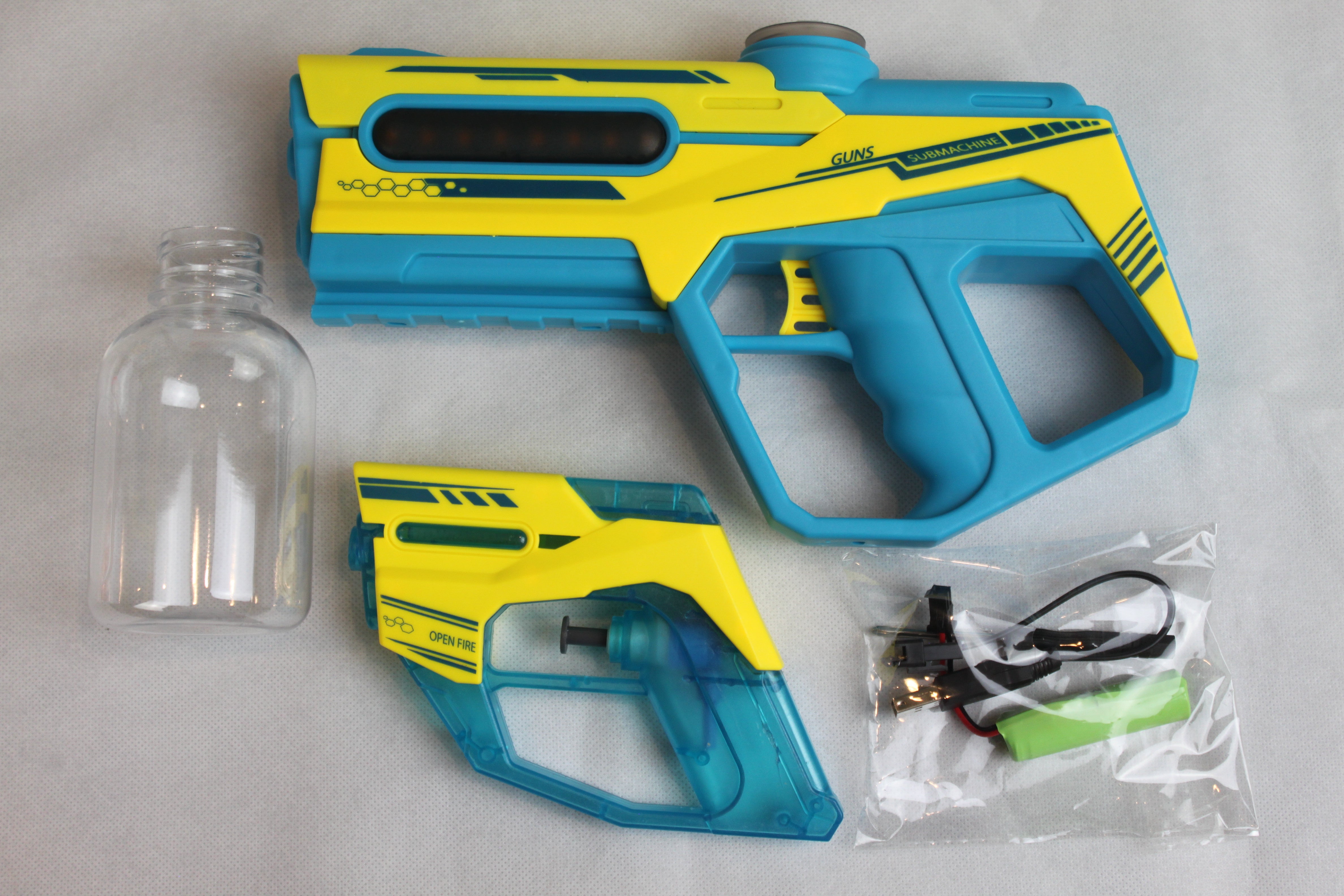 2 IN 1 Electric Water Gun with LED Lights