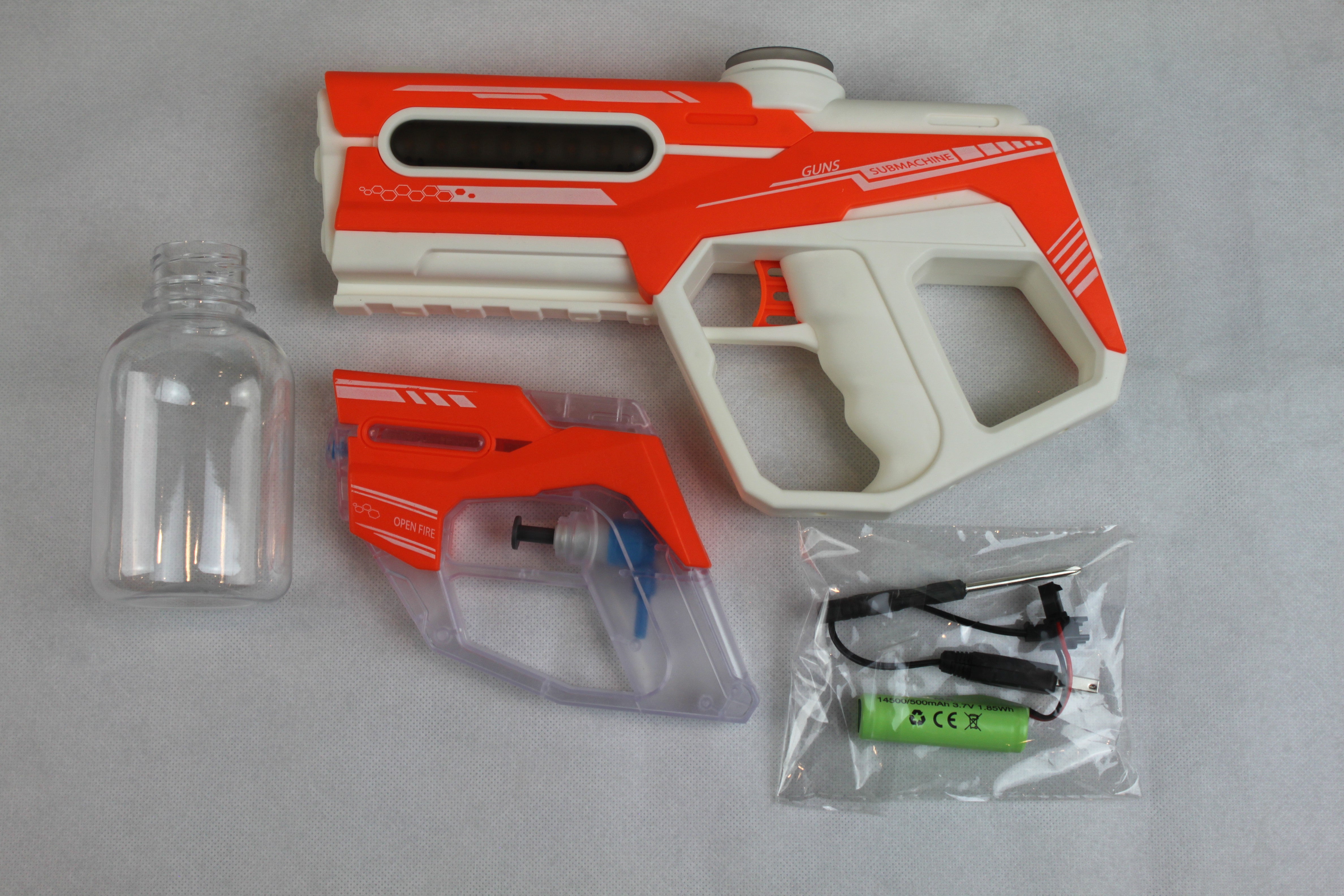 2 IN 1 Electric Water Gun with LED Lights