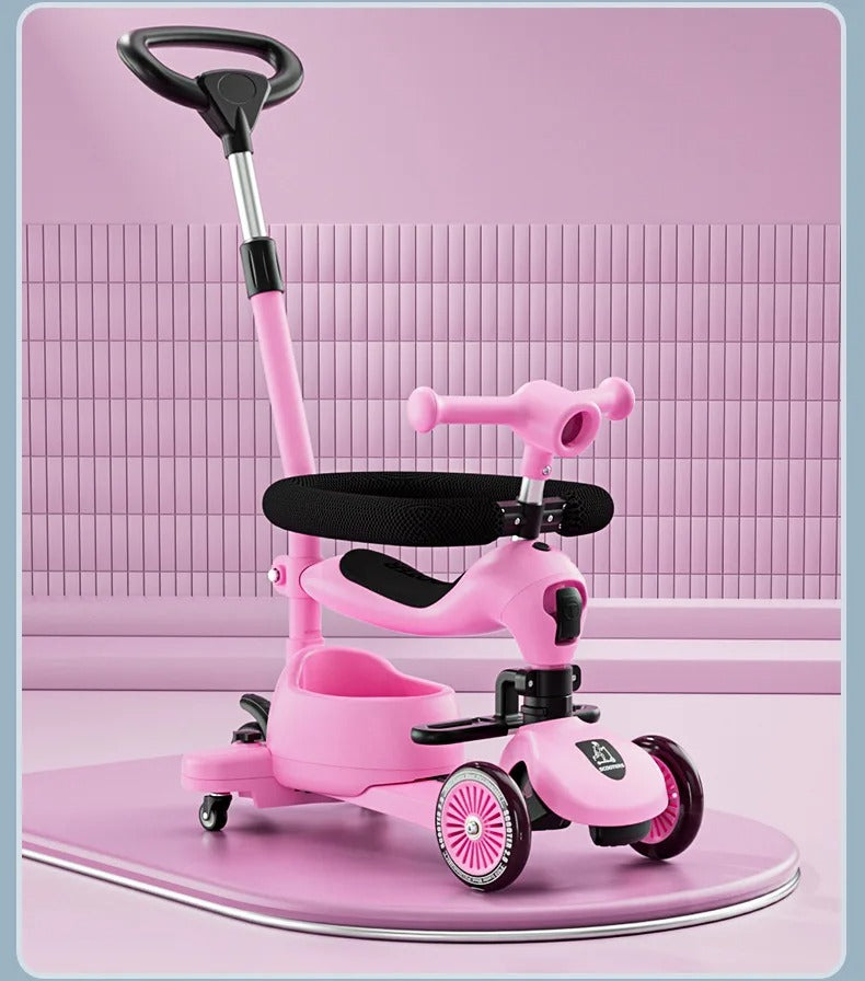 4 in 1 Multifunctional Kids Scooty.