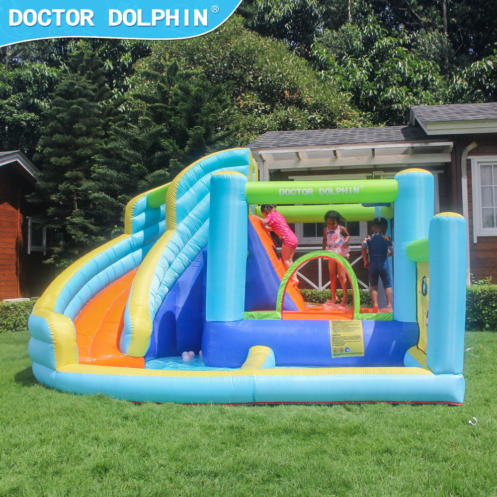 Doctor Dolphin Jumping Castle and Water Slides (Model 73003)