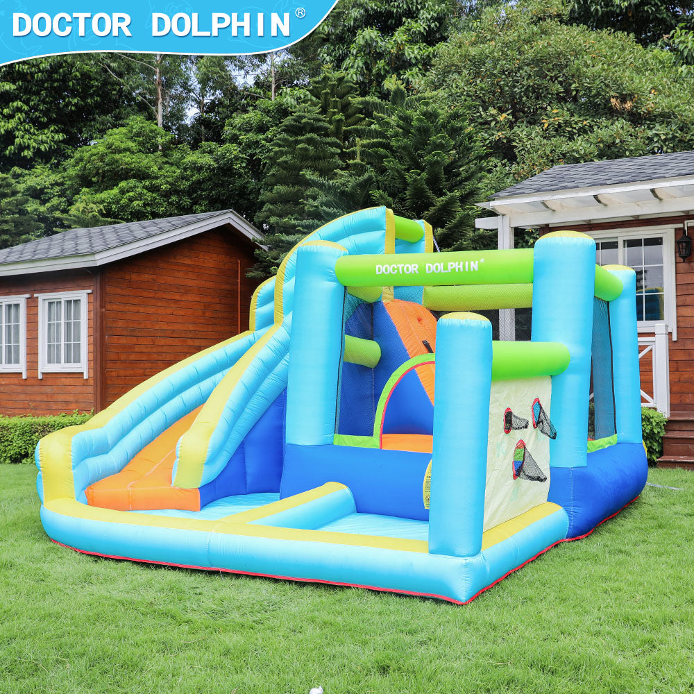 Doctor Dolphin Jumping Castle and Water Slides (Model 73003)