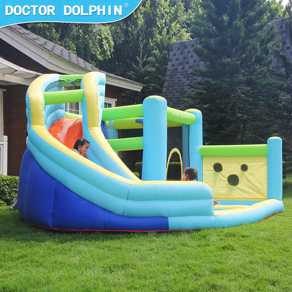 Doctor Dolphin Jumping Castle and Water Slides (Model 73003)