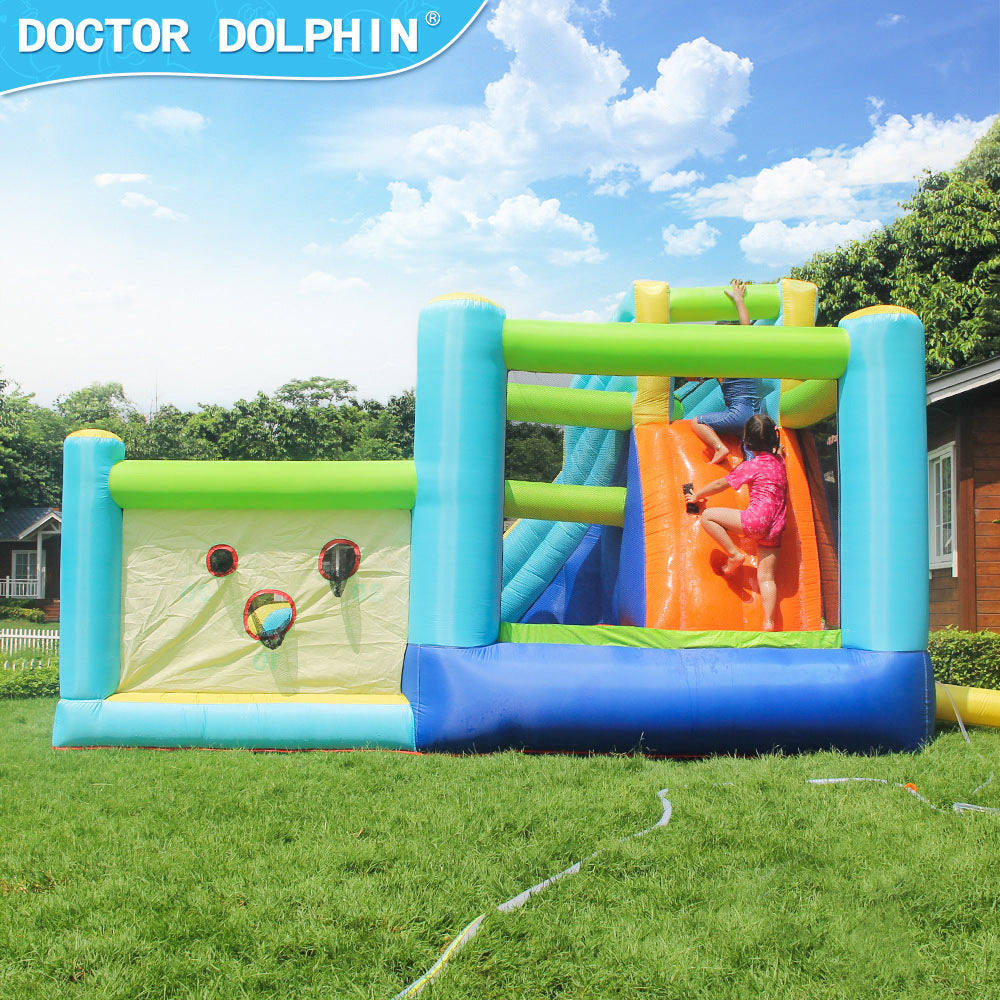 Doctor Dolphin Jumping Castle and Water Slides (Model 73003)