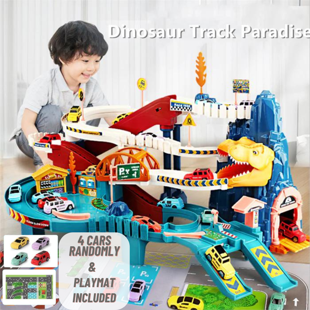 Dinosaur Winding Road Rail Car