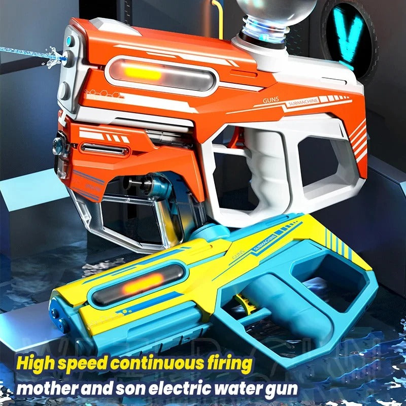 2 IN 1 Electric Water Gun with LED Lights